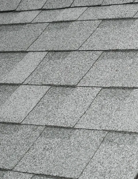 Atlas Pinnacle Pristine roofing shingle in Oyster Shell