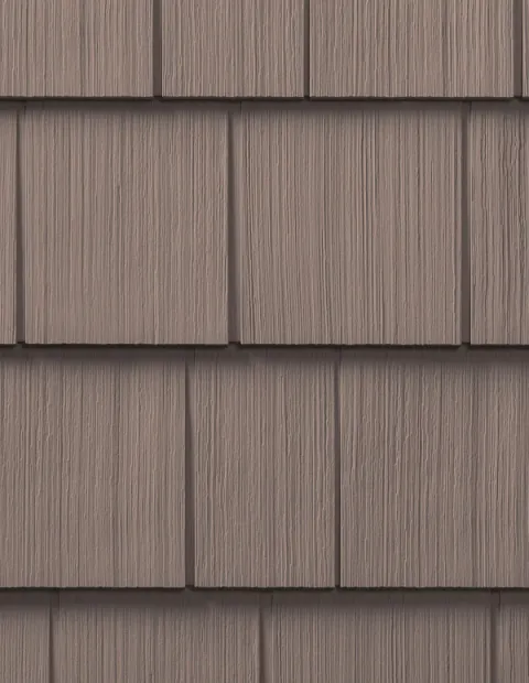 CertainTeed Cedar Impressions Perfection shingle siding in Weathered Wood