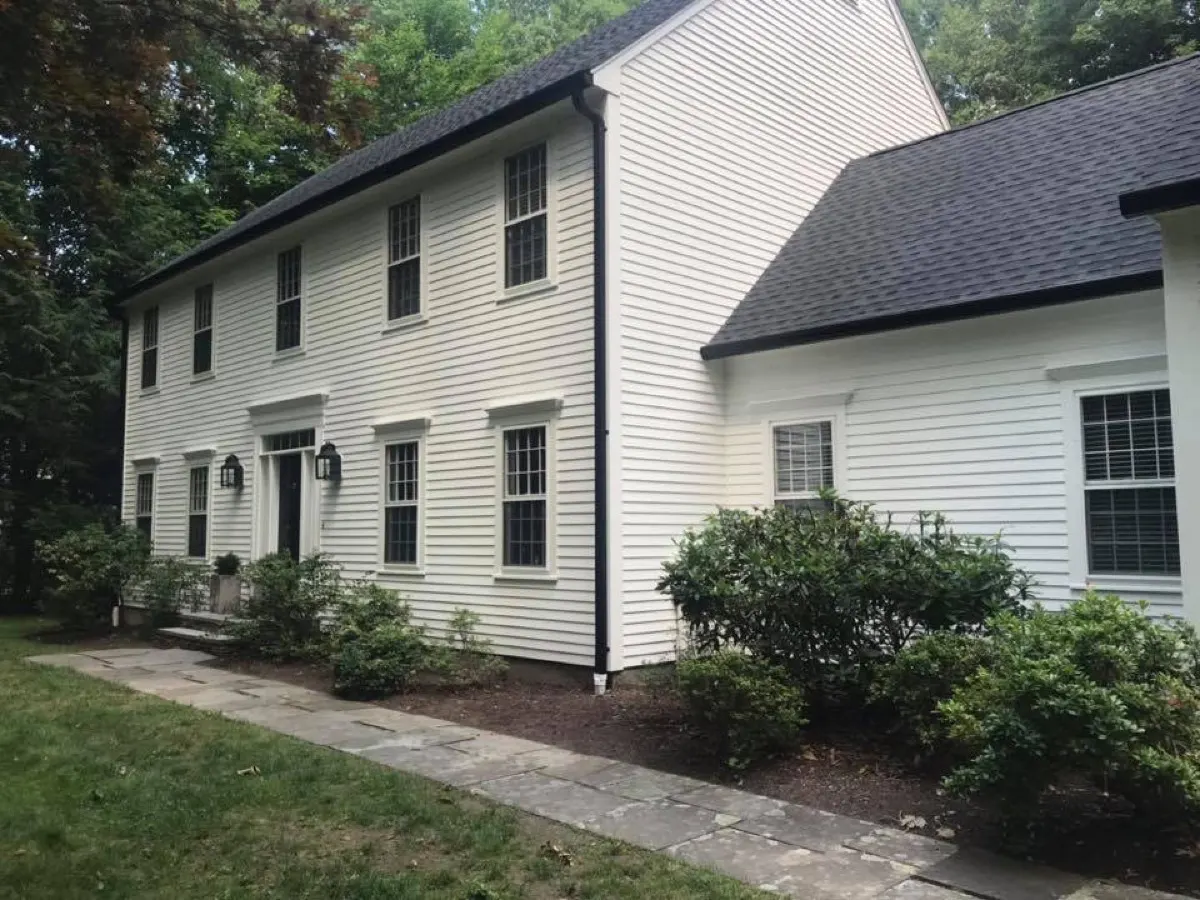 Roof Replacement project in Woodbury, CT by Martin's Aluminum