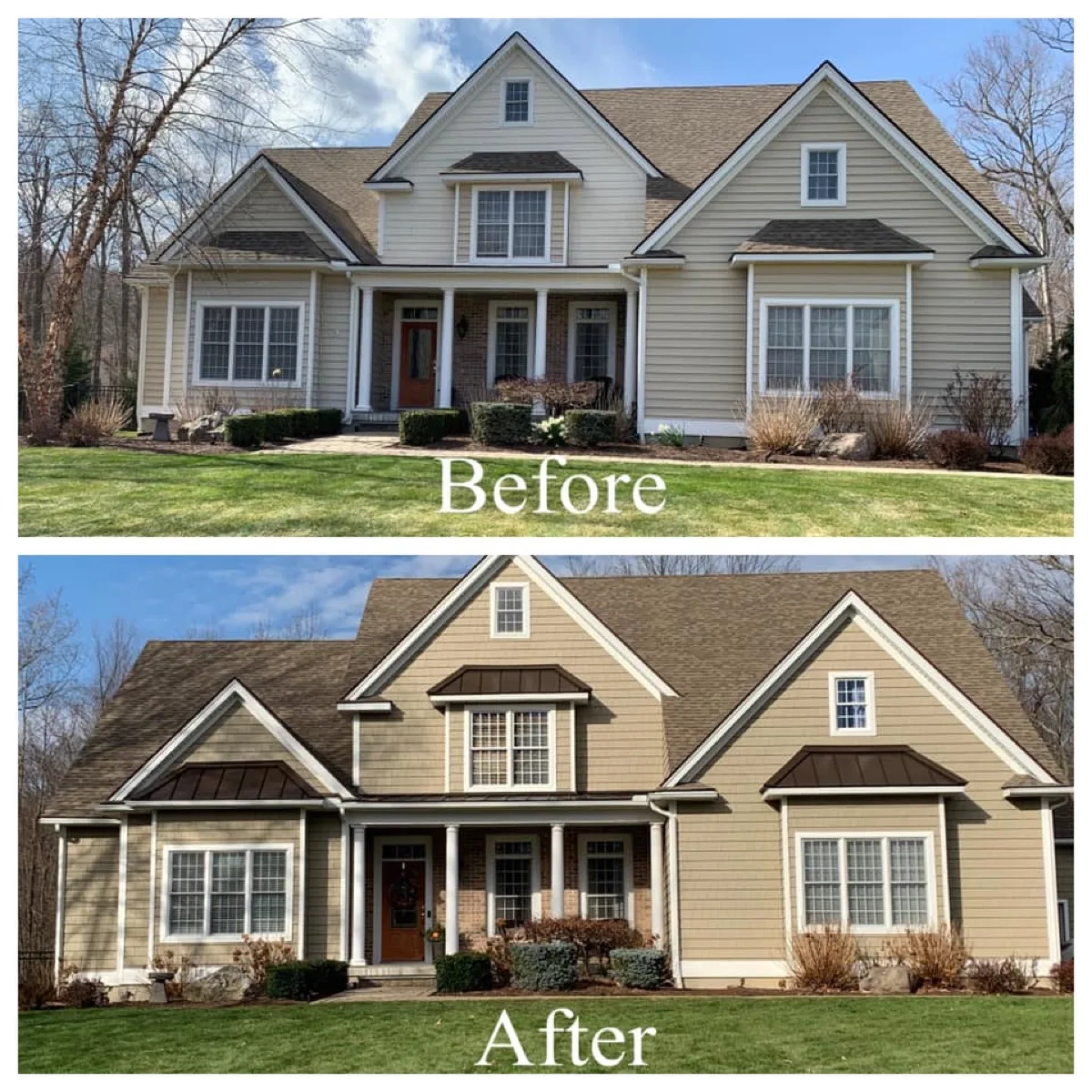 Exterior project in Oxford, CT by Martin's Aluminum